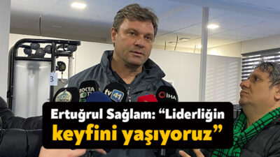 Kocaelispor Teknik Direktörü Ertuğrul Sağlam, "Ligin tepesindeyiz diğer takımların ne