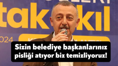 İl delegeleri ile buluşan Ak Parti'nin programında konuşan Kocaeli Büyükşehir