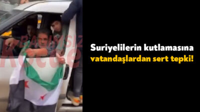 Suriye'de Beşar Esad’ın devrilmesi sonrasında Suriyeliler kutlama için sokağa
