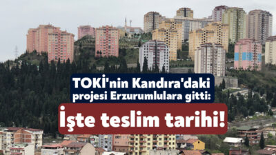 TOKİ’nin Kandıra’da 85 konuttan oluşan konut projesinin yapım ihalesini Erzurum’da