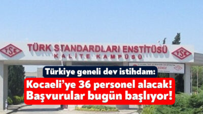Türk Standartları Enstitüsü 10 şehirde görevlendirilmek üzere 161 personeli bünyesine