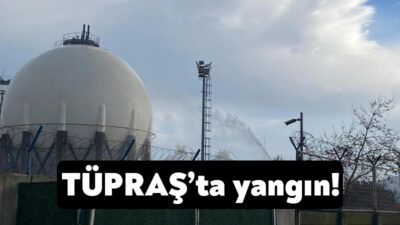Türkiye’nin en büyük fabrikası olan TÜPRAŞ’ta yangın çıktı.