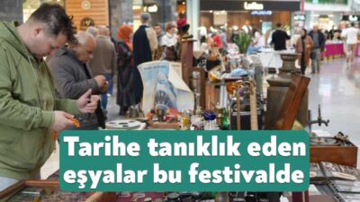 Kocaeli'nin İzmit ilçesinde düzenlenen "Antika ve El Sanatları Festivali",