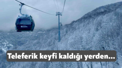 Kartepe teleferiğinde planlı bakım çalışmaları tamamlandı. Teleferik, 14 Aralık cumartesi