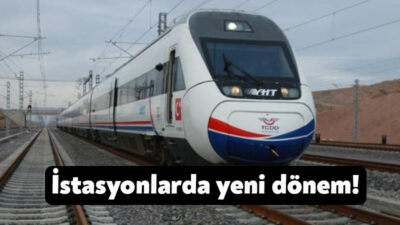 Ulaştırma ve Altyapı Bakanı Abdulkadir Uraloğlu, tren gar ve istasyonlarda