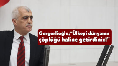DEM Parti Kocaeli Milletvekili Ömer Faruk Gergerlioğlu, TBMM Genel Kurulu’nda