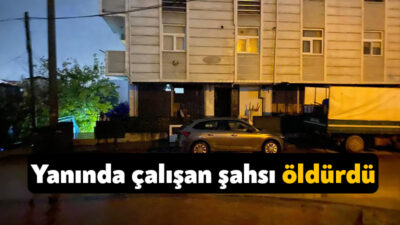 Kocaeli'nin Körfez ilçesinde bir kişi, yanında çalışan şahsı bıçaklayarak öldürdü.