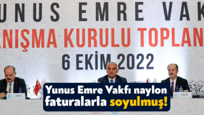 Yunus Emre Vakfı hakkında vergi müfettişlerinin soruşturma yürüttüğü ortaya çıktı.