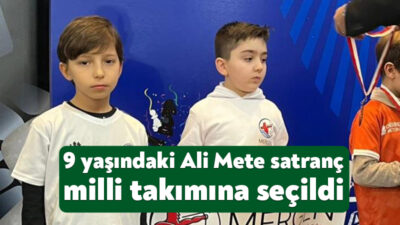 Gölcük Belediyespor sporcusu Ali Mete Dere, Antalya'da düzenlenen, Türkiye küçükler