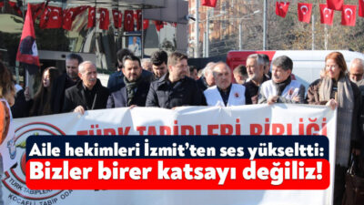 Sağlık Bakanlığı’nın aile hekimlerine yönelik düzenlemesine karşı Aile Sağlığı Merkezindeki