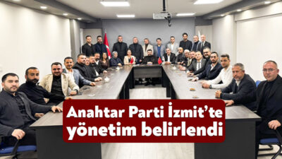Anahtar Parti İzmit İlçe Başkanı Ömer Özkan, 40 kişiden oluşan