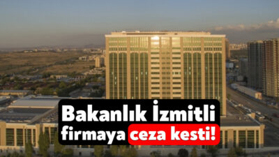 Çevre ve Şehircilik Bakanlığı İzmit’te faaliyetlerini sürdürmekte olan İzmit Yapı