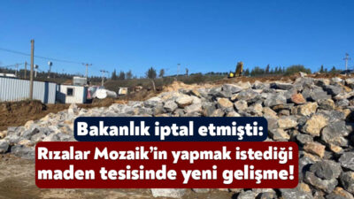 Rızalar Mozaik Şirketi tarafından Gebze’ye yapılmak istenen proje aralık ayında