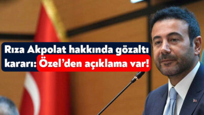 İstanbul’da Esenyurt Belediye Başkanı Ahmet Özer’in bir süre önce cezaevi