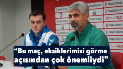 Kocaelispor Teknik Direktörü İsmet Taşdemir, 3-1 yenildikleri Antalyaspor maçı sonrası
