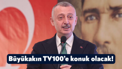 Kocaeli Büyükşehir Belediye Başkanı Tahir Büyükakın bugün saat 17.30’da TV100