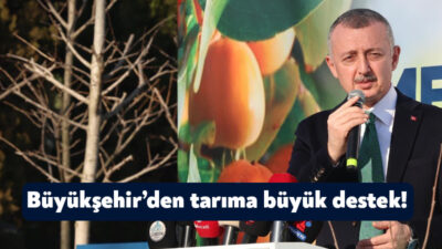 Kocaeli Büyükşehir Belediye Başkanı Doç.Dr.TahirBüyükakın’ın da katıldığı törende, üreticiye yüzde