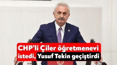 CHP Kocaeli Milletvekili Nail Çiler, Milli Eğitim Bakanı Yusuf Tekin’e