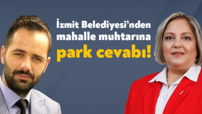 İzmit Belediye Başkan Yardımcısı Neslihan Çakır, Sanayi Mahalle Muhtarı İsmail