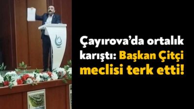 Çayırova Belediyesi’nin meclis toplantısı 7 Ocak’ta belediye başkanı Bünyamin Çiftçi’nin
