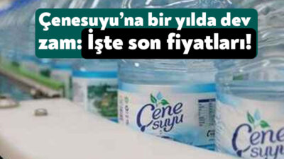 Derince Belediyesi’ne ait olan Çenesuyu’na bir yılda yüzde 85 oranında