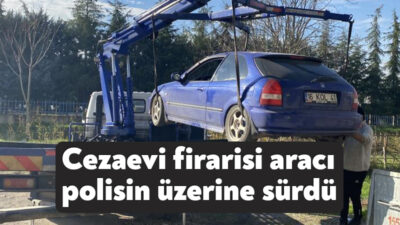 Kocaeli'de izinli çıktığı cezaevine geri dönmeyen hükümlü, otomobil ile seyir