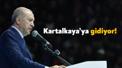 Cumhurbaşkanı ve AK Parti Genel Başkanı Recep Tayyip Erdoğan Kartalkaya’da