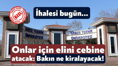 Gebze Teknik Üniversitesi, bünyesinde görev yapmakta olan personellerin taşınması için