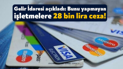 Gelir İdaresi Başkanlığı, kredi kartı ile ödeme yapmayı kabul etmeyen