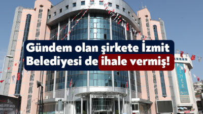 Beşiktaş Belediyesi’ndeki iddiaların ardından gündeme gelen Bilginay Şirketi’nin Kocaeli’den de