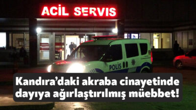 Kocaeli'nin Kandıra ilçesinde akrabalar arasında çıkan kavgada kurşunların hedefi olan