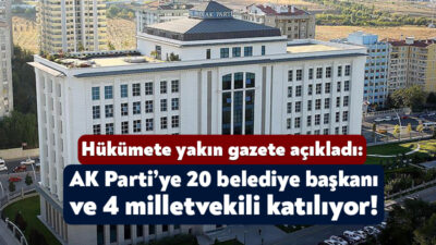 DEVA, Gelecek ve İYİ Partili isimlerin de aralarında bulunduğu 20