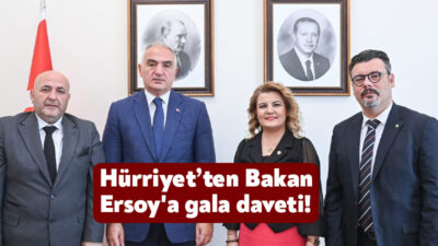 Başkan Hürriyet, Kültür ve Turizm Bakanı Mehmet Nuri Ersoy ve
