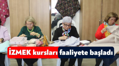 İzmit Belediyesi'nin kadınlara meslek kazandırma amacıyla yürüttüğü İZMEK kursları, İzmit