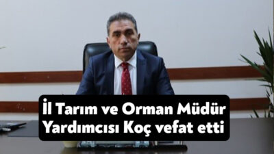 Kocaeli İl Tarım ve Orman Müdür Yardımcısı Ali Koç, bir
