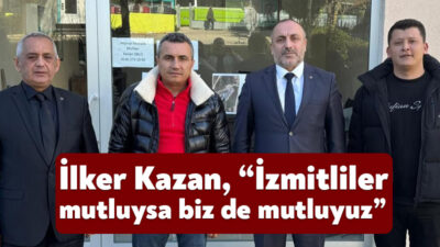 Milliyetçi Hareket Partisi (MHP) İzmit İlçe Başkanı İlker Kazan, Kuruçeşme’de
