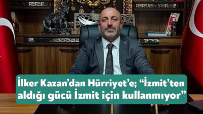 MHP İzmit İlçe Başkanı İlker Kazan, İzmit Belediye Başkanı Fatma