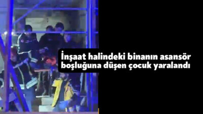 Kocaeli’nin Çayırova ilçesinde inşaat halindeki binanın asansör boşluğuna düşen 16
