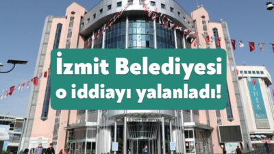 İzmit Belediyesi bugün basına yansıyan pazar yeri ulaşım iddialarına ilişkin