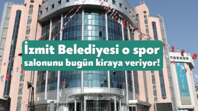 İzmit Belediyesi kendisine ait olan spor tesisini 10 yıllığına kiraya