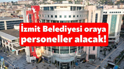İzmit Belediyesi BEKAŞ bünyesinde geçici süreli (5 ay 29 gün)