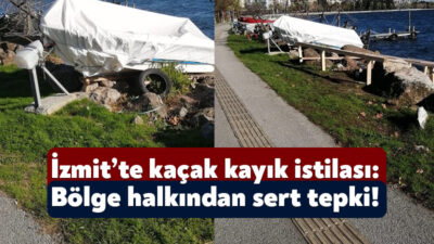 İzmit Plaj Yolu Sokak’ta bulunan amatör balıkçıların balık tuttukları yere