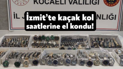 Kocaeli’de jandarma ekipleri ünlü markalara ait olduğu tespit edilen 195