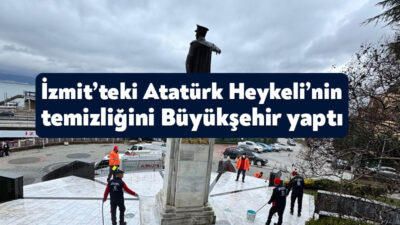 Kocaeli Büyükşehir Belediyesi, Cumhuriyetin 10. yıldönümünü kutlamak amacıyla bronzdan yapılan