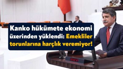 CHP Kocaeli Milletvekili Prof. Dr. Muhip Kanko, mecliste yaptığı açıklamada