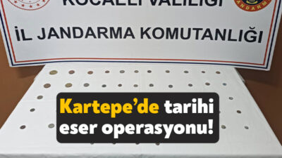 Kocaeli’de jandarma ekipleri şüpheli şahıslar üzerinde yaptığı aramada 59 adet