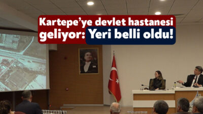 Kartepe Belediyesi 2025 ilk meclis toplantısında Kartepe Devlet Hastanesi’nin yapılması