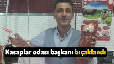 Kocaeli Kasaplar Odası Başkanı İsmail Şalgam, iş yerinde çıkan