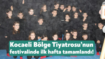 Kocaeli Bölge Tiyatrosu öğrencileri birbirinden güzel oyunların yer aldığı festival