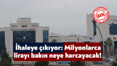 Kocaeli Büyükşehir Belediyesi 10 adet minibüs ve otobüs kiralayacak. Büyükşehir